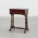 Louis Philippe Side Table with Two Drawers and Turned Twin Legs, France, 18