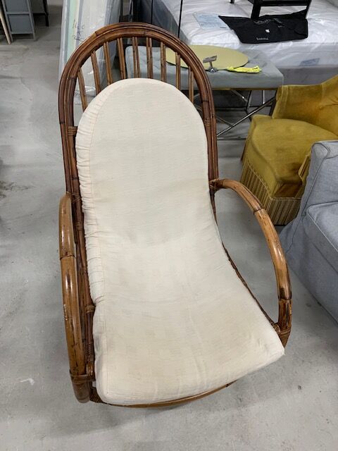 Louisiana rattan rocking chair