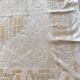 Vintage hand-embroidered tablecloth 144x147 cm