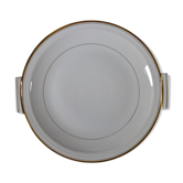 P.N. France porcelain pie dish, art deco style