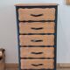 Vintage oak chiffonier