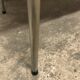 Off-white formica table / 70s cream with a tapered foot drawer