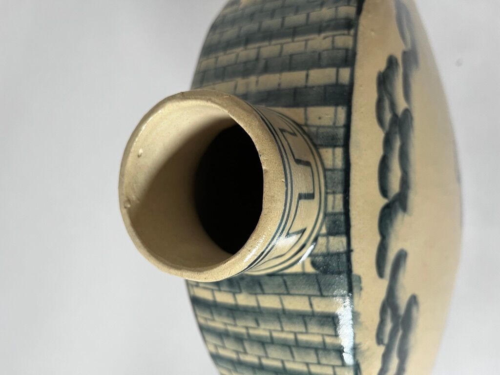 Large gourd vase Chinese style XXth