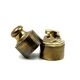 Brass weight shaped table lighter, Mauro Manetti Italy 1970