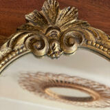 Wooden mirror 34x19cm