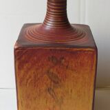 Vintage Scandinavian enamelled earth soliflore vase