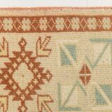 6x9 Terracotta & Cream Vintage Persian Rug, 199x290Cm