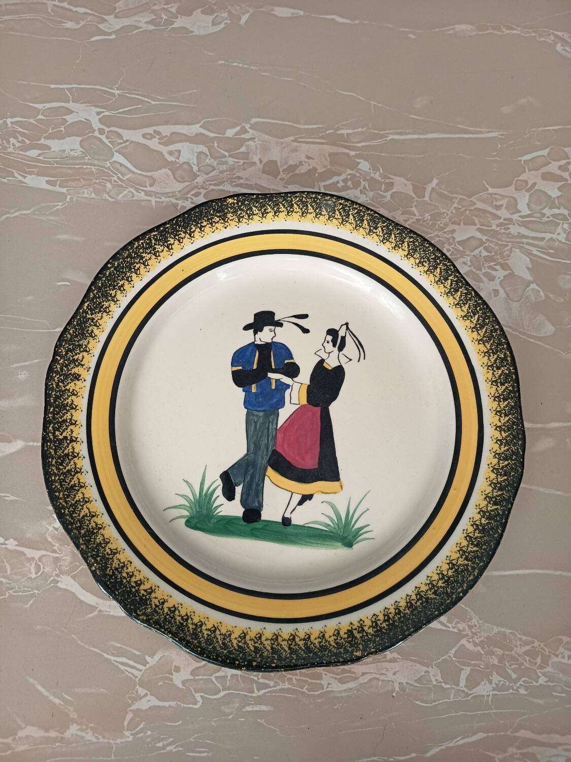 Henriot Quimper Plate