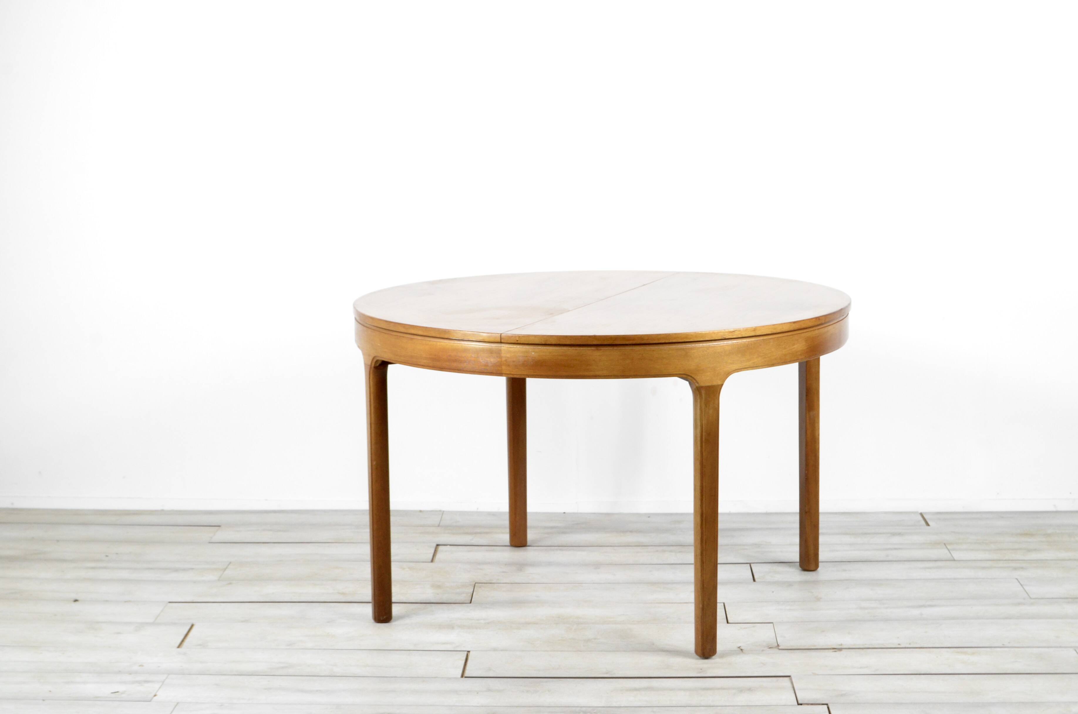 Midcentury Extending Round Teak Table By Nathan. Vintage Modern / Danish St