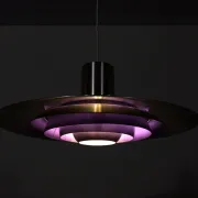Mid-Century P376 Pendant Lamp by Preben Fabricius & Jørgen Kastholm for Nordisk Solar, Denmark, 1960s