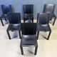Carlo Bartoli dining chairs for Matteo Grassi, set of 6 - 1980s