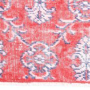 2x8 red classic vintage runner rug, 245x73cm