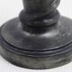 Serpent candlestick in pewter, early 20th century.