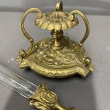 Vase cornet old, soliflore bronze