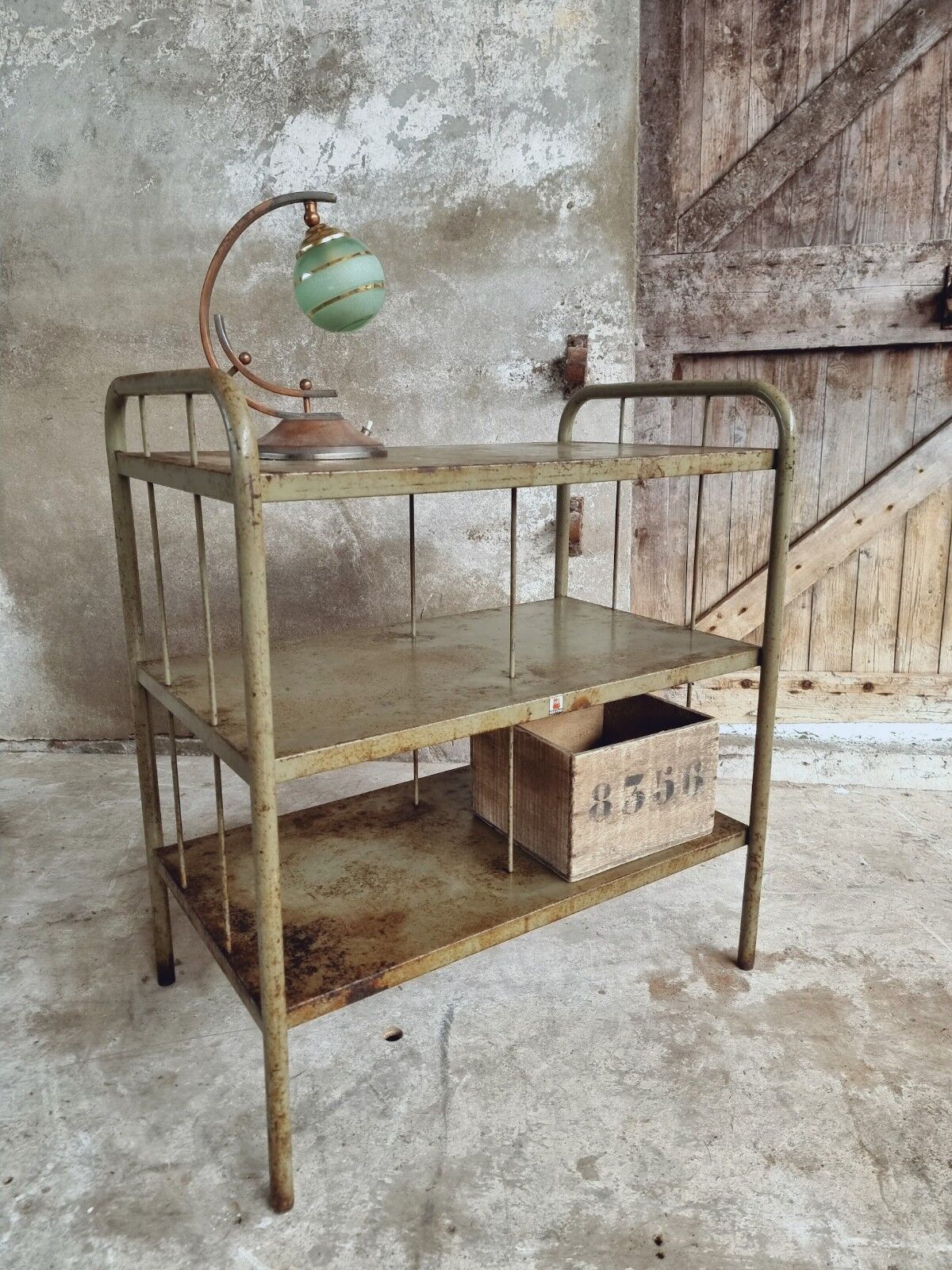 Industrial sidetable shelving rack bathroom furniture
