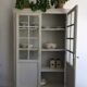 Armoire vitrine shabby chic
