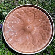 Illusion pie dish blueberry pie