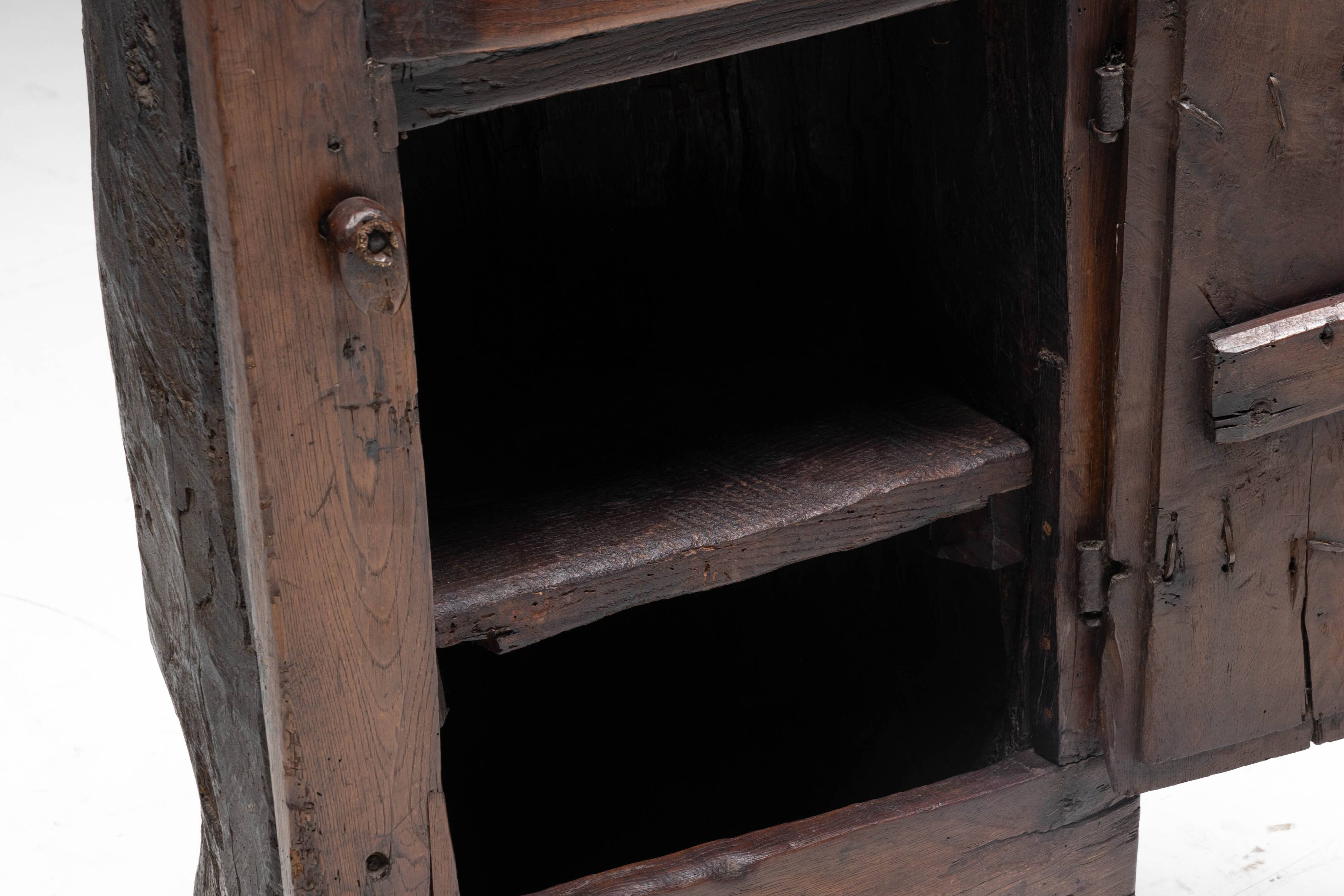 Antique Vernacular Cabinet, France, 19th Century