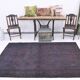 4x8 Shades Of Purple Oriental Handmade Wool Turkish Vintage Rug, 140x230Cm