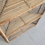 Rattan shelf, 1970