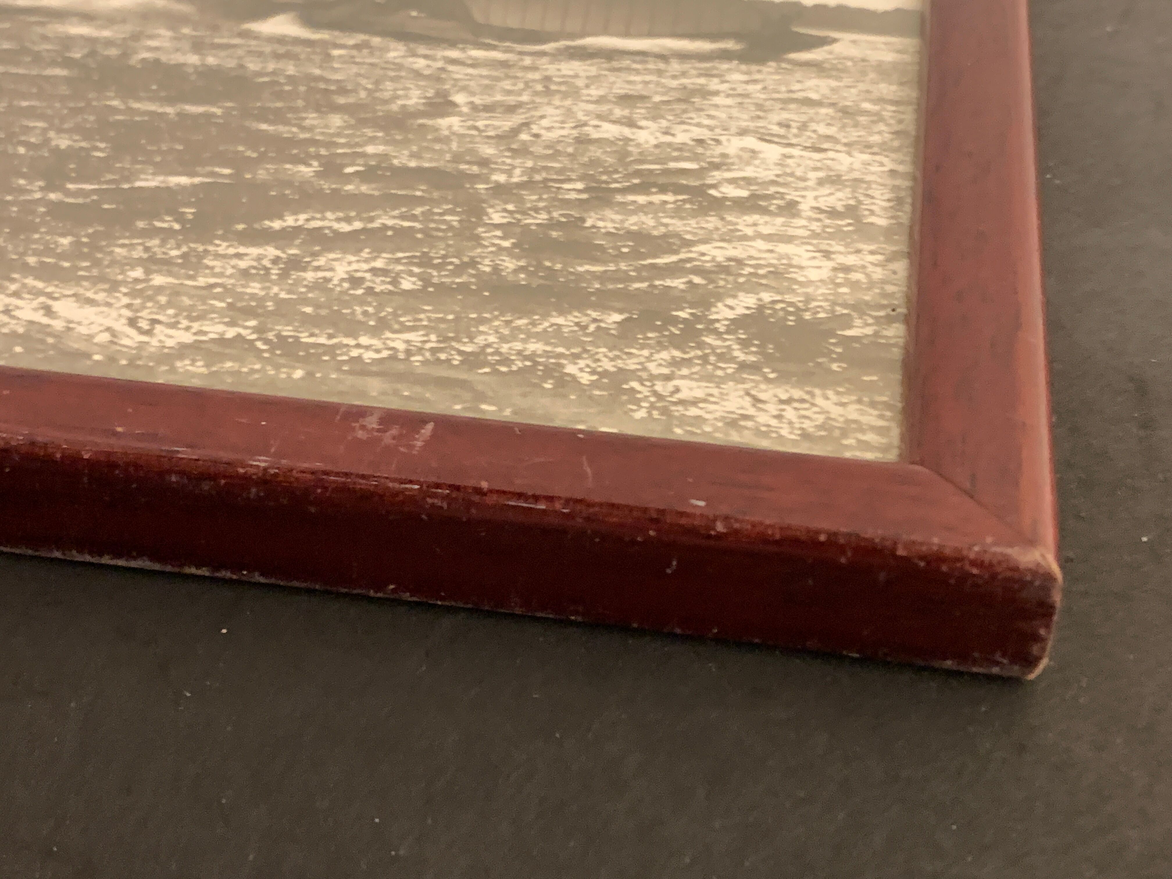 Framed photography, sailboat theme