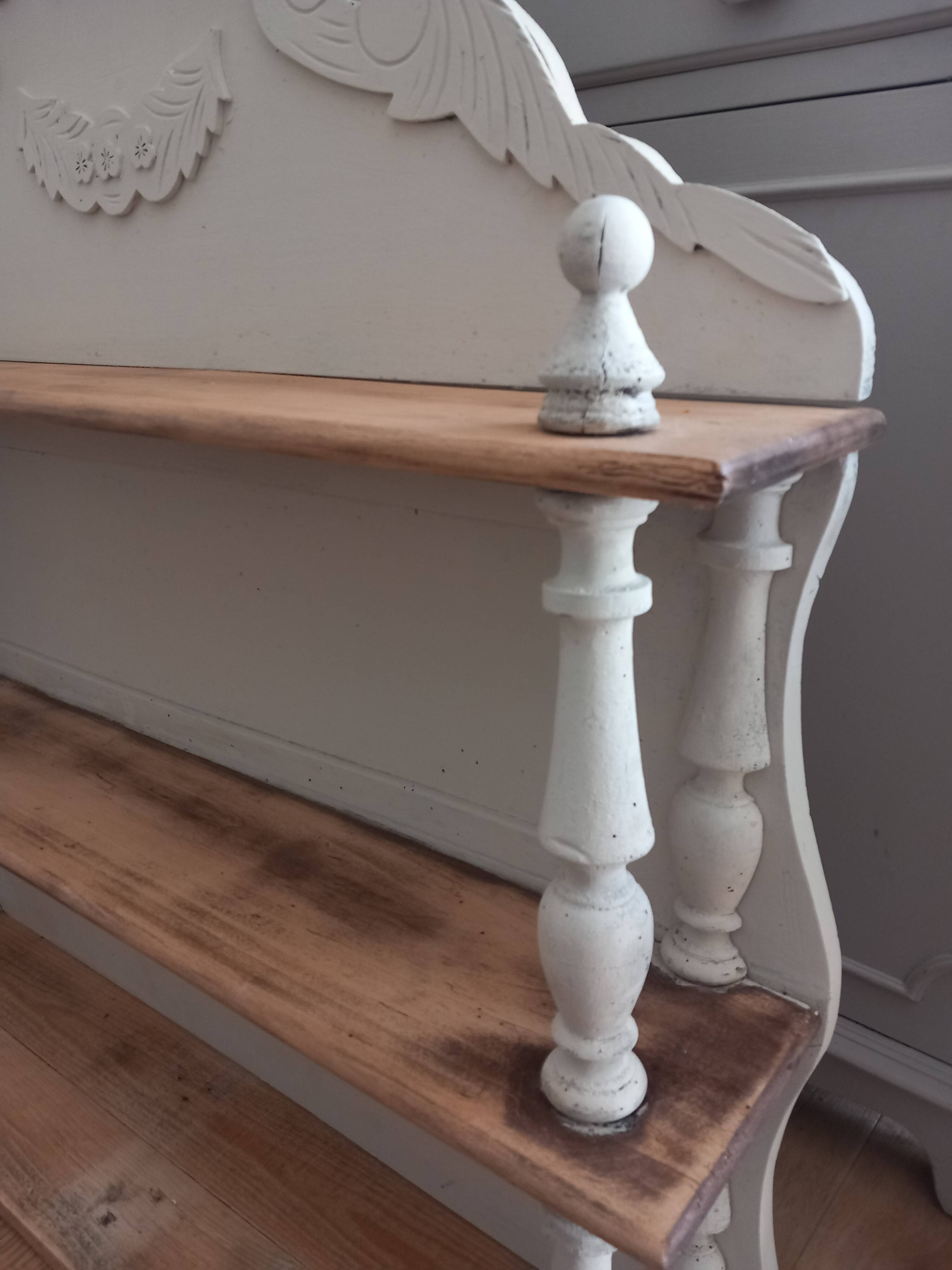 shelf/library/top of saint hubert sideboard/