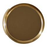 Round mirror gilded metal 40 cm