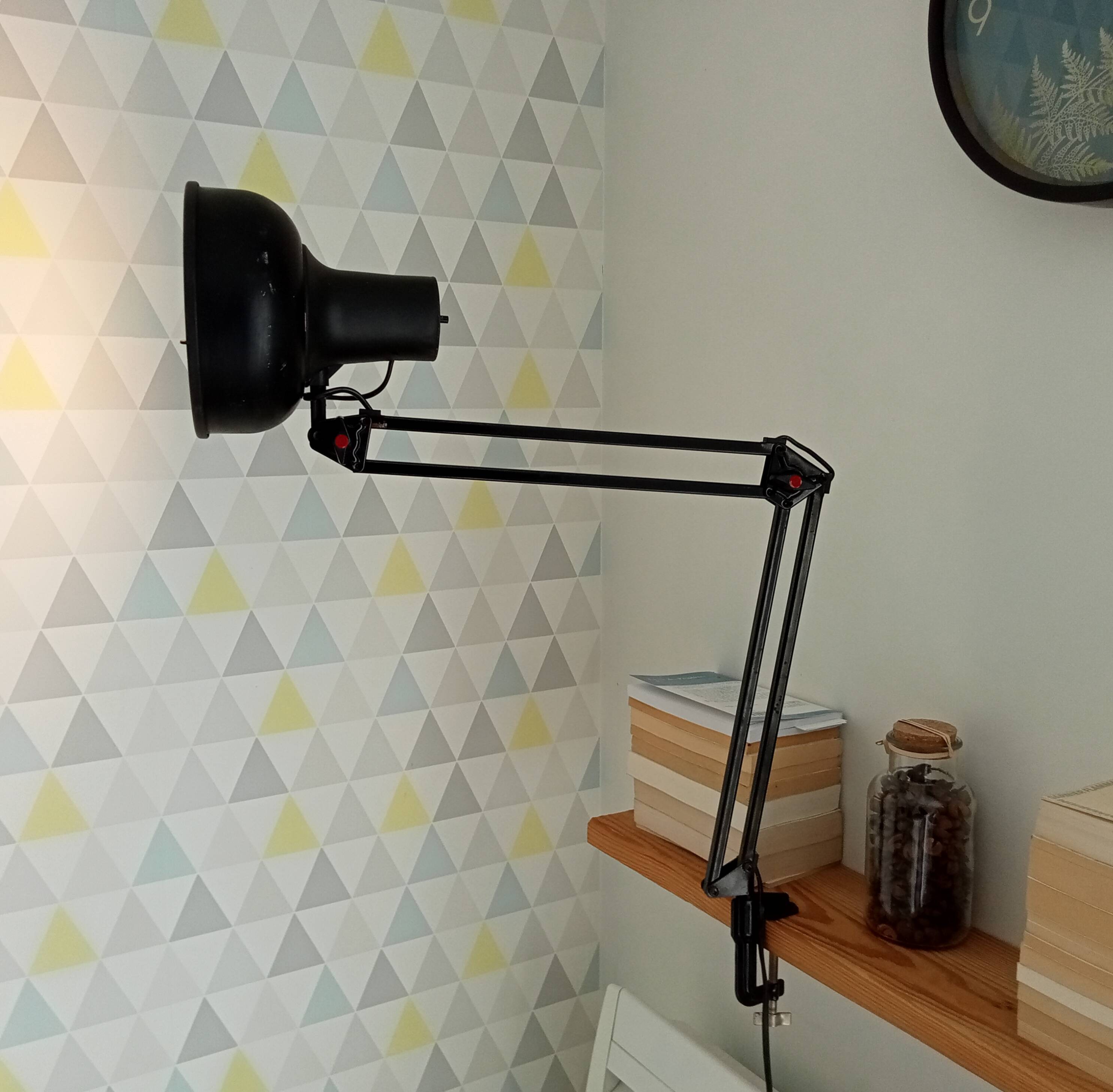 Vintage Scandinavian architect lamp Lival 70s