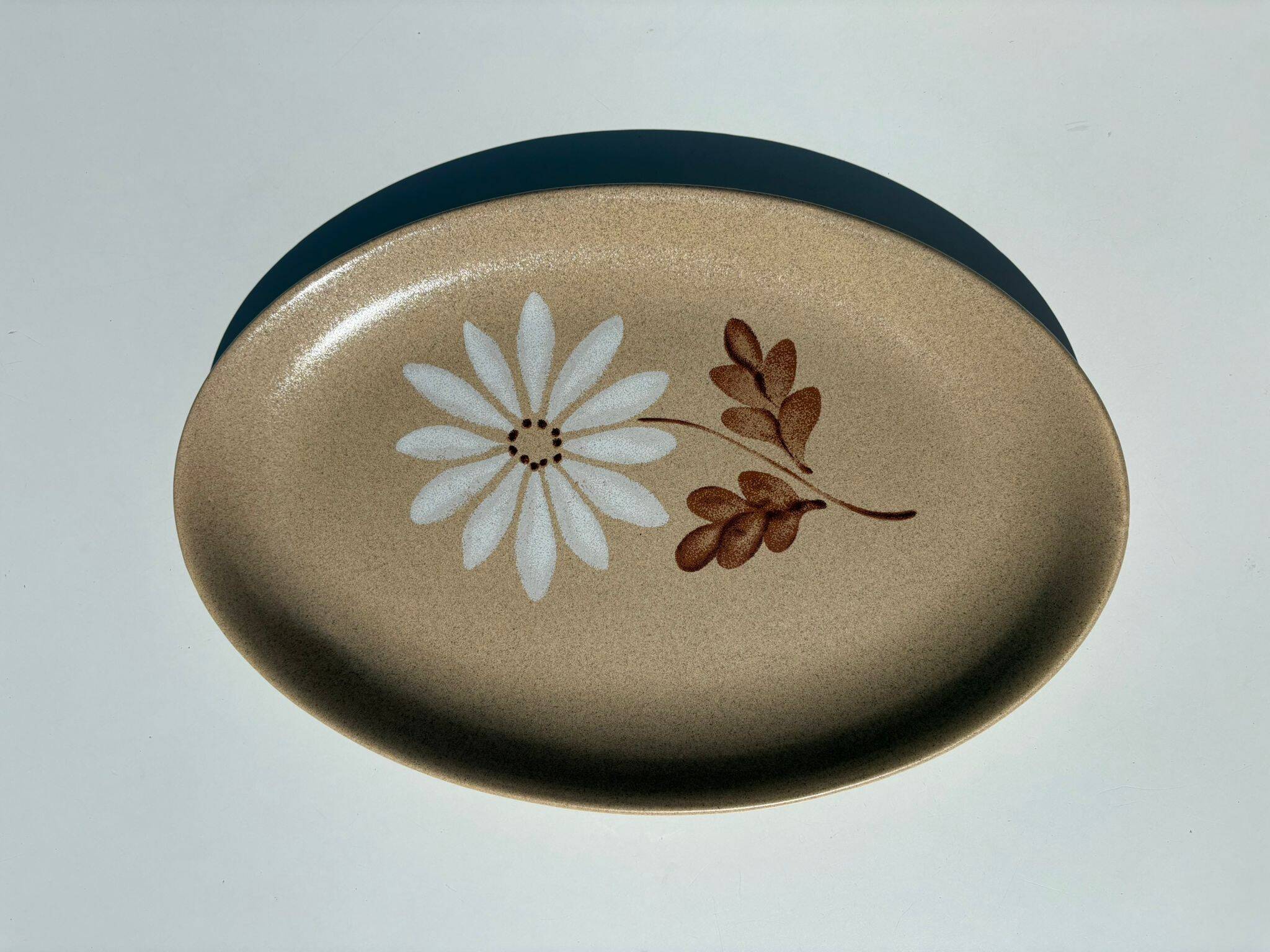 Vintage St Amand Oval Dish – “Autumn” Model