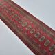 Tapis de couloir turc en laine rouge