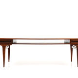 Rectangular Rosewood Coffee Table with Two Drawers, Denmark
