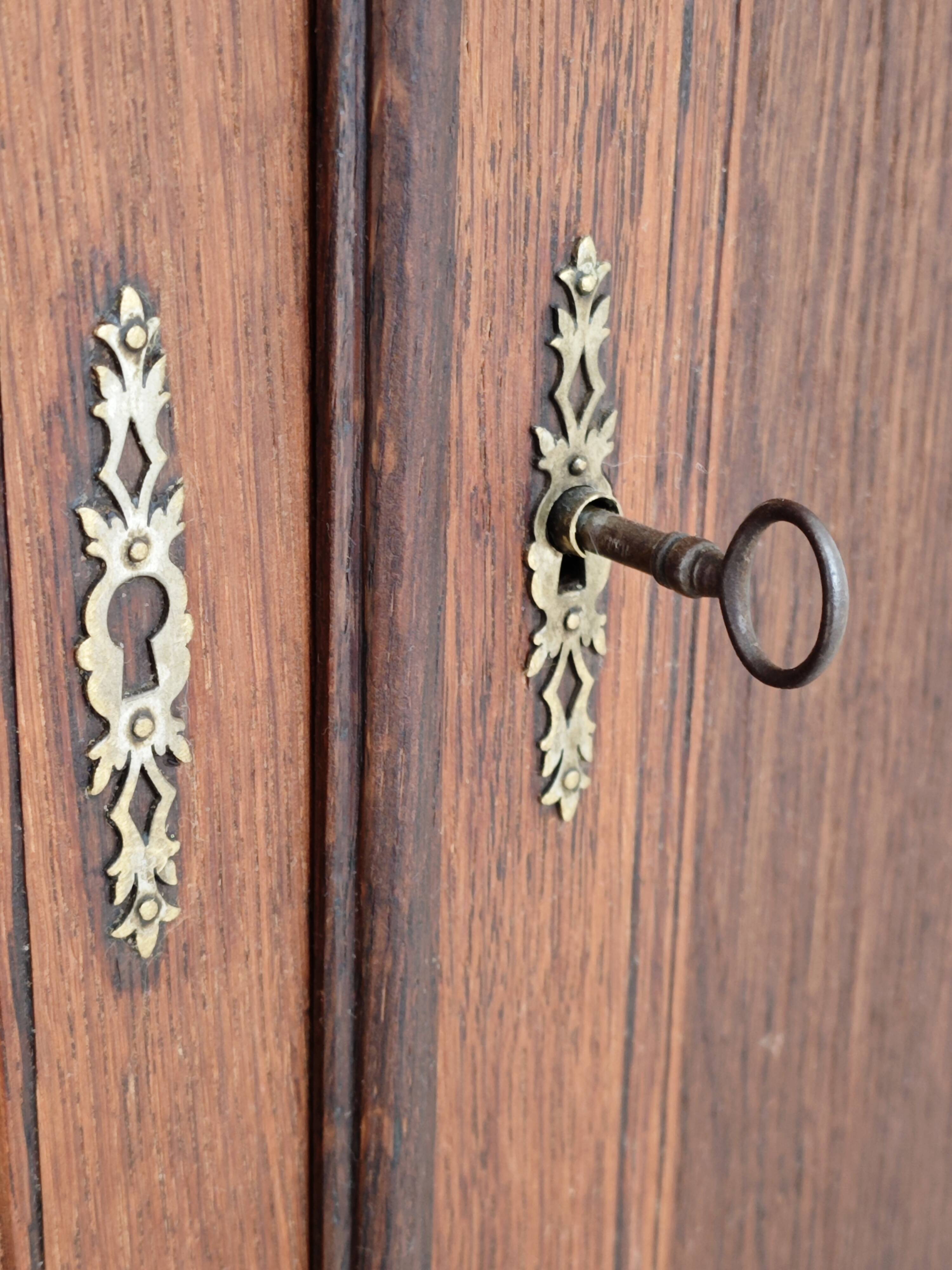 Small wooden sideboard storage unit 1950
