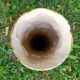 Retro Grapevine Barbotine Vase