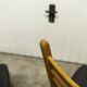 Pair of Scandinavian 1960 beech chairs