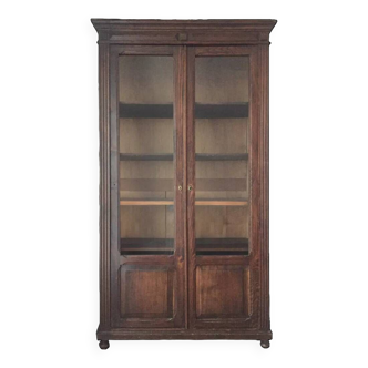 Wooden glass sideboard
