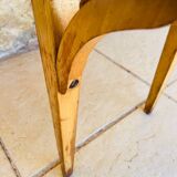 Vintage stool, curved wood by Luterma circa $50/60s