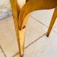 Vintage stool, curved wood by Luterma circa $50/60s