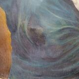 Oil painting on canvas Virgin and Child portrait 1940 - 102/72cm