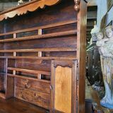 Buffet bahut 2 body walnut cabinet of the XVllll th century