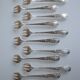 12 fourchettes à huitre métal argenté orfèvre sfam