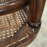 4 old wooden bistro chairs