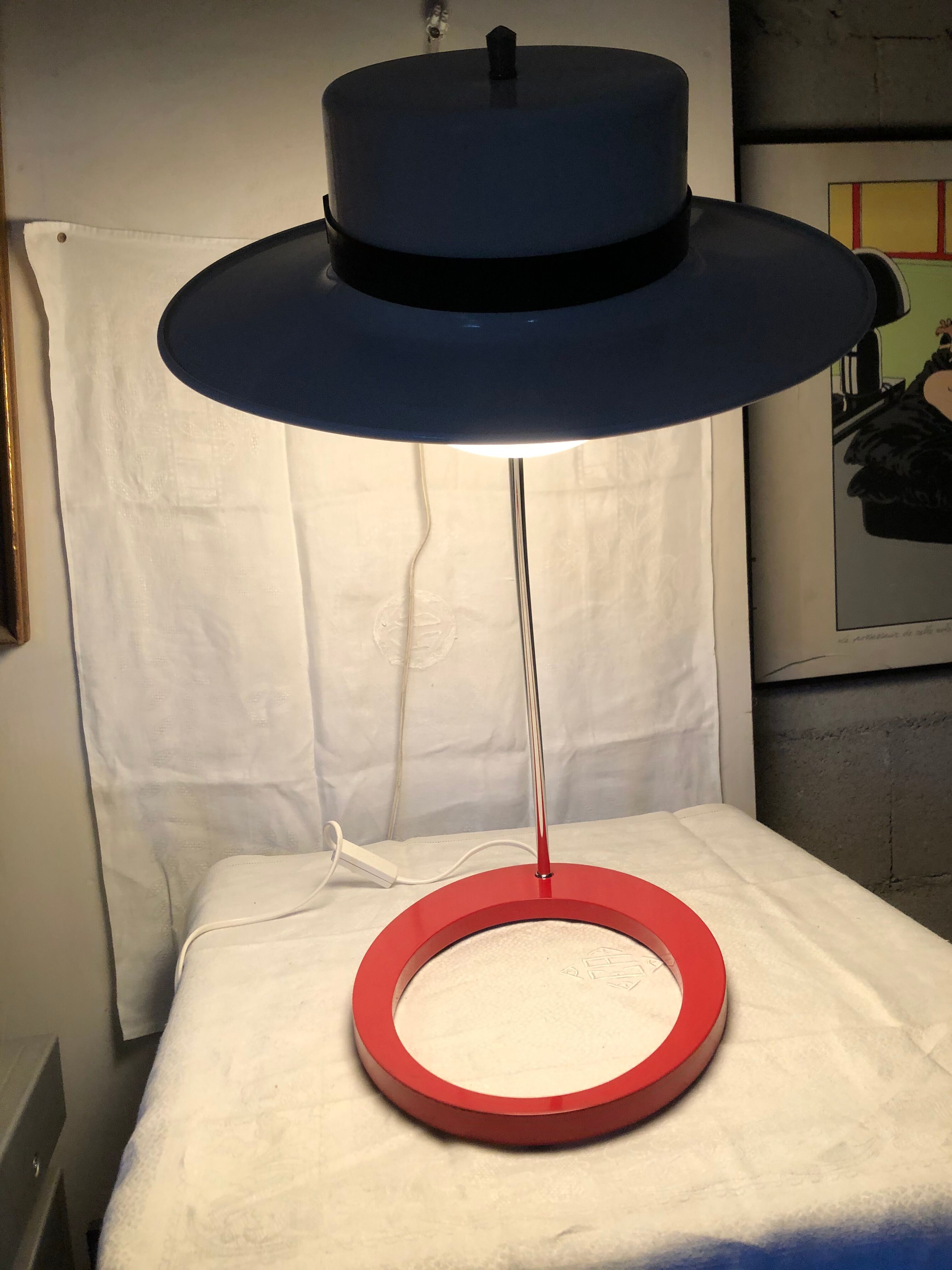 Vintage hat lamp 70/80
