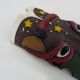 Vintage wall mask of Brazilian popular art by MOURA in clay.