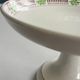 Footed compote Digoin Sarreguemines Pise, vintage earthenware