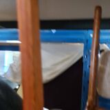 A set of four vintage teak dining chairs