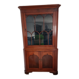 Corner cabinet, early 20th century corner display cabinet