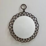 Rattan mirror