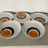 Set of 10 vintage plates