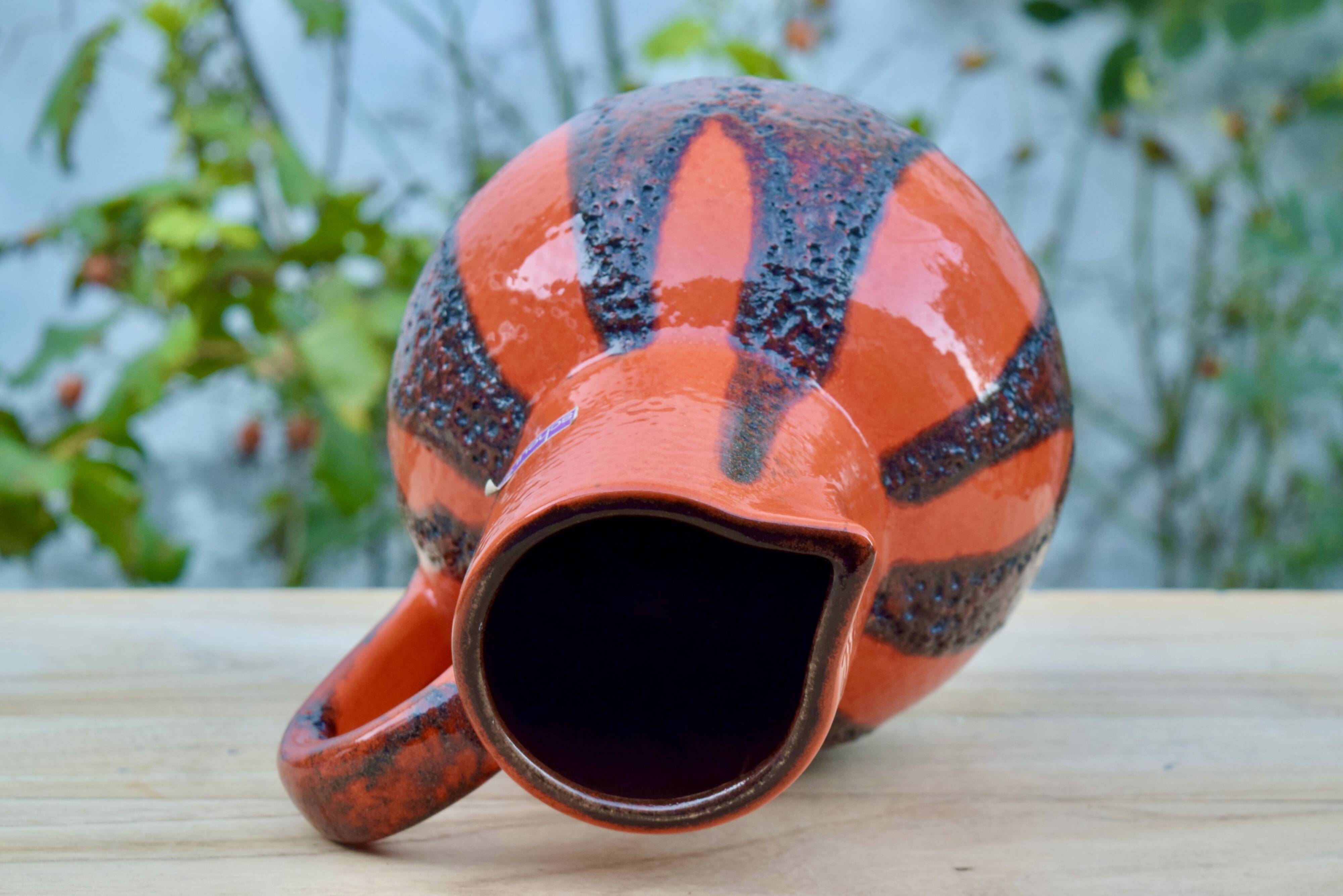 Vase ou pichet vintage Scheurich Keramik - Fat Lava - Made in West-Germany