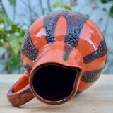 Vintage Scheurich Keramik vase or pitcher - Fat Lava - Made in West-Germany